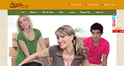 Desktop Screenshot of acaciaapts.com